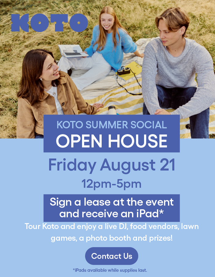 Koto summer social open house