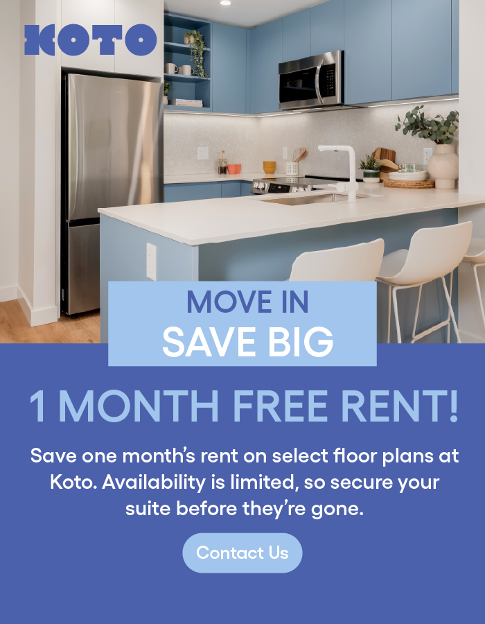 PROMO 1 month free rent