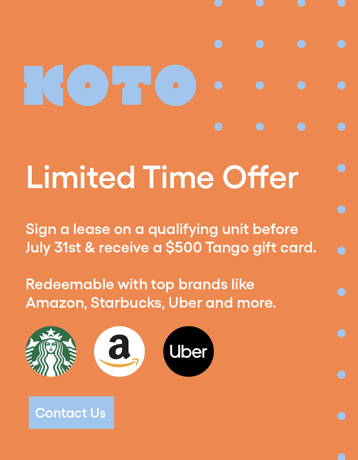 Koto student housing promotion