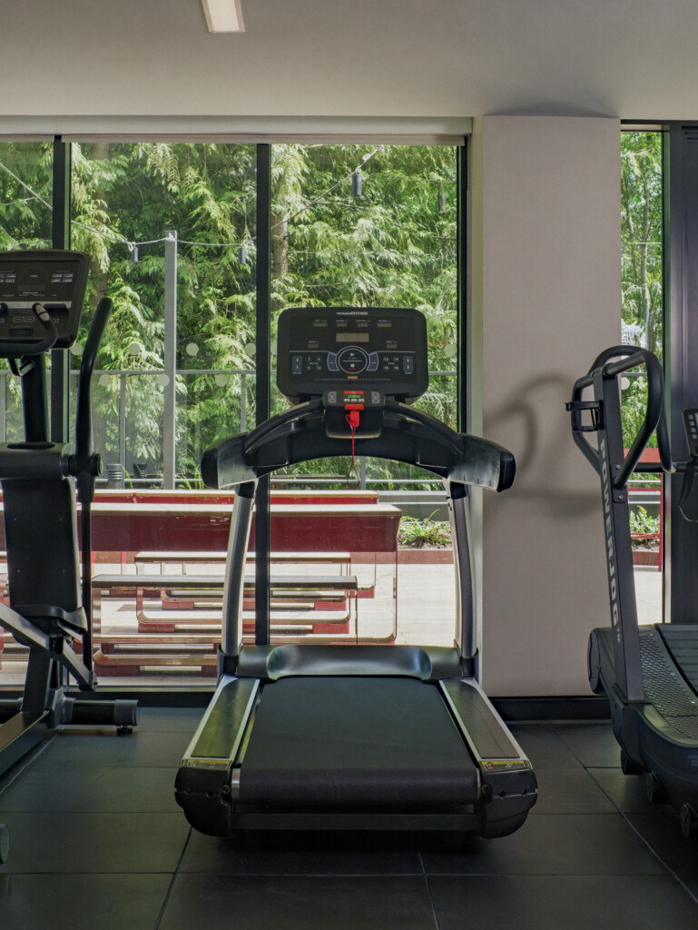 Fitness centre student housing Burnaby