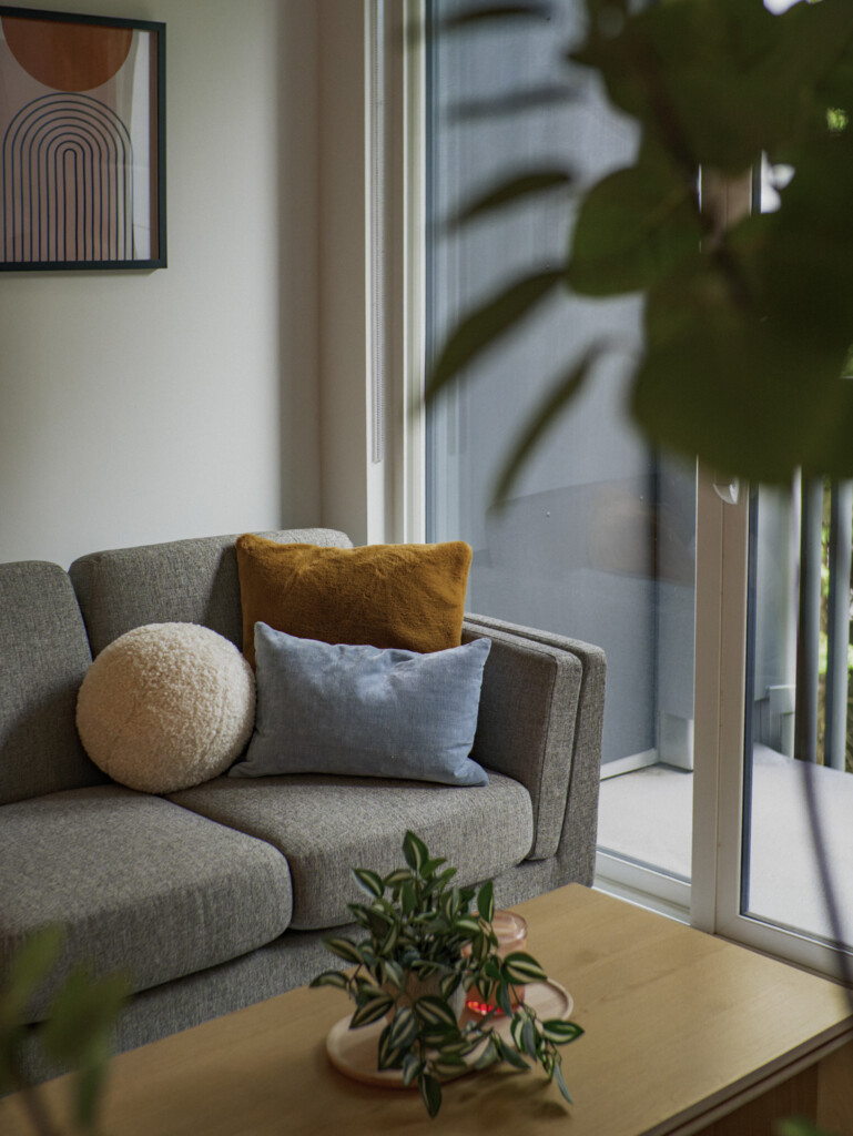 Student housing Burnaby living room